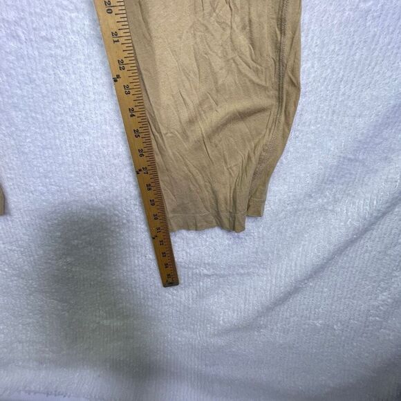 Eterne Tan Cotton Modal Blend Jersey Pull On Thermal Lounge Pants Size Medium - Picture 8 of 10